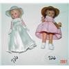 Image 1 : Two small Madame Alexander dolls, 5" h