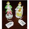 Image 1 : Pair of porcelain figurines, 3 1/2" h,