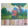 Image 1 : The Pink Panther Show Original Production Cel and Production Sketch. Includes letter of authenticity