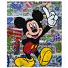 Image 1 : Jozza, "Mickey Number #1" Hand Signed Original Mixed Media on Canvas with COA.