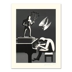 Mark Kostabi, "Cyclone Variations" Limited Edition Serigraph, Numbered and Hand Signed with Certific