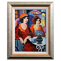Patricia Govezensky- Original Acrylic on Canvas "Camilla & Bianca"