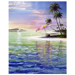 Ken Shotwell, "Lands End" Hand Signed Original Panting on Canvas with Certificate of Authenticity.