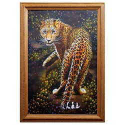 Vera V. Goncharenko- Original Giclee on Canvas "Looking For Food"
