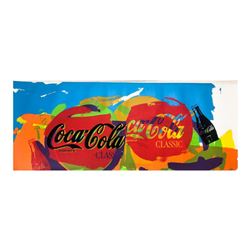 Steve Kaufman (1960-2010), "Coca-Cola Tops" Hand Signed and Numbered Limited Edition Hand Pulled sil