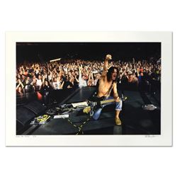 Rob Shanahan, "Eddie Van Halen" Hand Signed Limited Edition Giclee with Certificate of Authenticity.