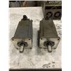 Image 4 : (2) - MITSUBISHI HA300NC-S AC SERVO MOTORS WITH ENCODERS: OSA104