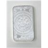 Image 2 : 5 Oz .999 Fine Silver Cuauhtemoc 2-Sided Bar