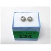 Image 2 : New White Topaz & Diamond Stud Earrings