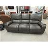 Image 1 : Grey 90" Sofa Manual Reclining Sofa- Store Return