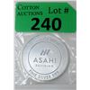 Image 1 : 1 Oz. Asahi Refining .999 Silver Art Round