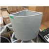 Image 1 : New 18" Tall Grey Ficonstone Corner Planter