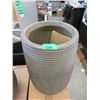 Image 1 : New 19" Tall Putty Colour Ceramic Patio Planter