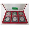 Image 2 : 6 Canadian Commemorative Dollars in Gem Case