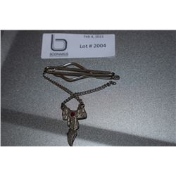 ANTIQUE TIEBAR MARKED 10K