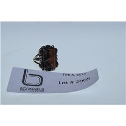 ANTIQUE RING HALLMARKED HANDMADE STERLING