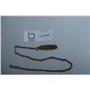 Image 1 : WATCH CHAIN AND KNIFE (KNIFE IS MISSING BLADE ) chain marked 14k-10