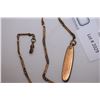 Image 3 : WATCH CHAIN AND KNIFE (KNIFE IS MISSING BLADE ) chain marked 14k-10