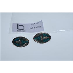 STERLING TURQUOISE EARRINGS