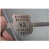 Image 2 : 1922 ESTEVAN LICENSE