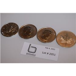 4 TIMES THE MONEY 5.00 canada 1 oz. sterling silver coin