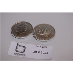 4 TIMES THE MONEY 5.00 canada 1 oz. sterling silver coin