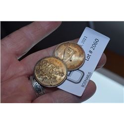 1965 &  1967 SILVER CANADA 50 CENT PIECES