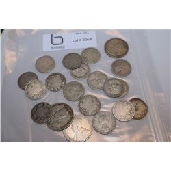4.4 OZ. CANADA SCRAP SILVER COINS LOT