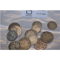 4.0 OZ. CANADA SCRAP SILVER COINS LOT
