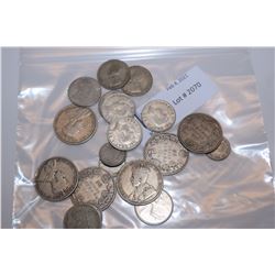 4.5 OZ. CANADA SCRAP SILVER COINS LOT