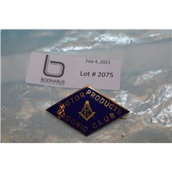 MASONIC CLUB MOTOR PIN
