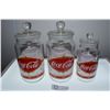 Image 1 : COCA COLA RAVENSHEAD 1970S CANISTER SET 2 BRITISH I CANADIAN