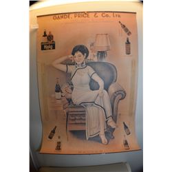 HONG KONG 1960S ADVERTISING POSTER ......BOOZE