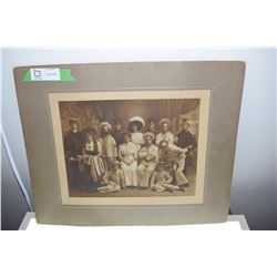 SASKATOON 1909 LARGE CABINET CARD (ACTORS)