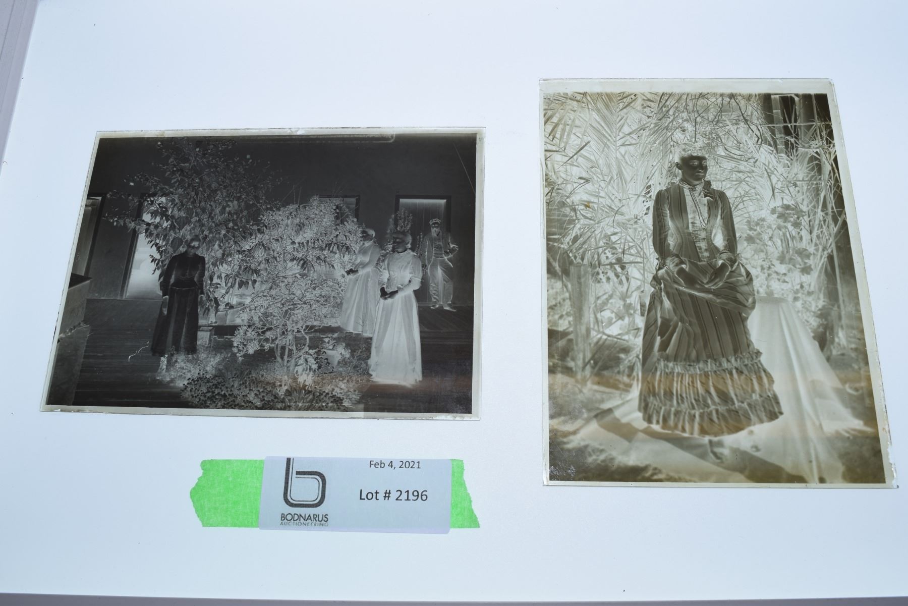 LARGE ANTIQUE GLASS SLIDES