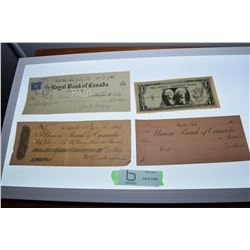1907 AND UP CANCELLED CHECKS