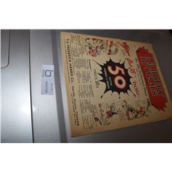 1931 NURSERY RHYMES MUSIC BOOK