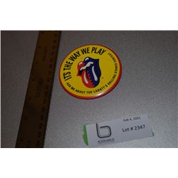 VINT. LABATT'S ROLLING STONE PINBACK