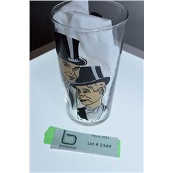 ANTIQUE CHARLIE McCARTHY GLASS