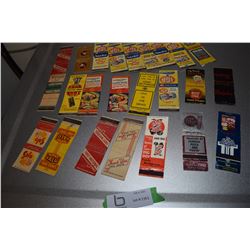 MATCHBOOK ADVERTISING COVER LOT