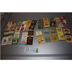 MATCHBOOK ADVERTISING COVER LOT
