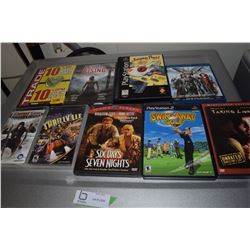 PS PLAY STATION GAME AND DVD LOT