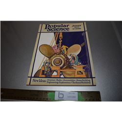 N/MINT 1930 POPULAR SCIENCE MAGAZINE..smoke to stay thin ad