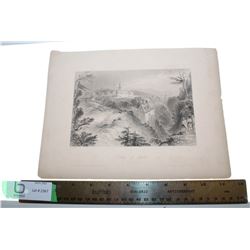 1840 QUEBEC VILLAGE  PRINT