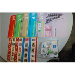 STAMPS OF WORD BOOK, WORLD OF STAMPS 1-5, STAMPS