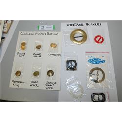 MILLTARY BUTTONS & BUCKLES