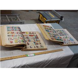 (2) ALBUMS WITH NEWSPAPER COMIC STRIPS