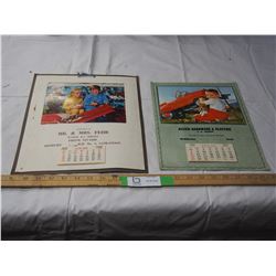 2X THE MONEY / 1961, 1969 CALENDARS