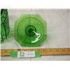 Image 4 : GREEN GLASS CANDY DISH