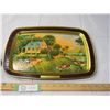 Image 2 : AMERICAN HOMESTEAD SERVING TRAY & ORNAMENT